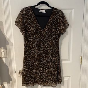 Urban Outfitter Mini Leopard Print Dress Size M